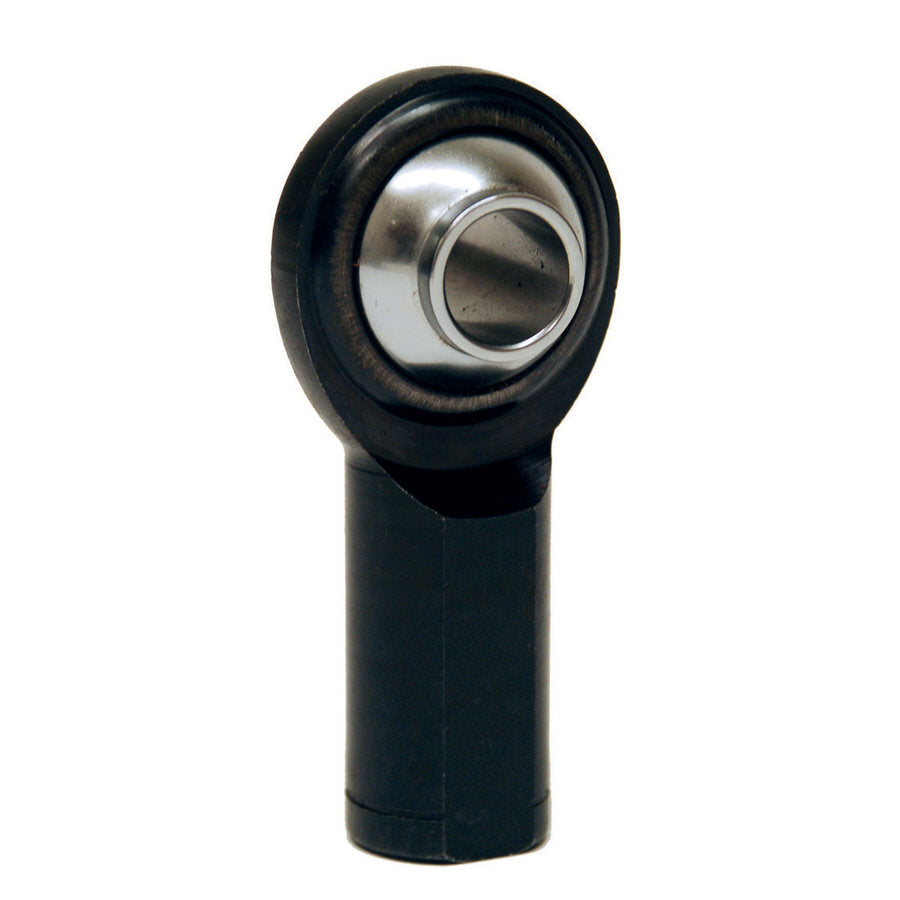 QA1 PCYF-T Series Rod End - 3/8" Bore - 3/8-24" RH Male Thread - PTFE Lined - High Misalignment - Chromoly - Black Oxide