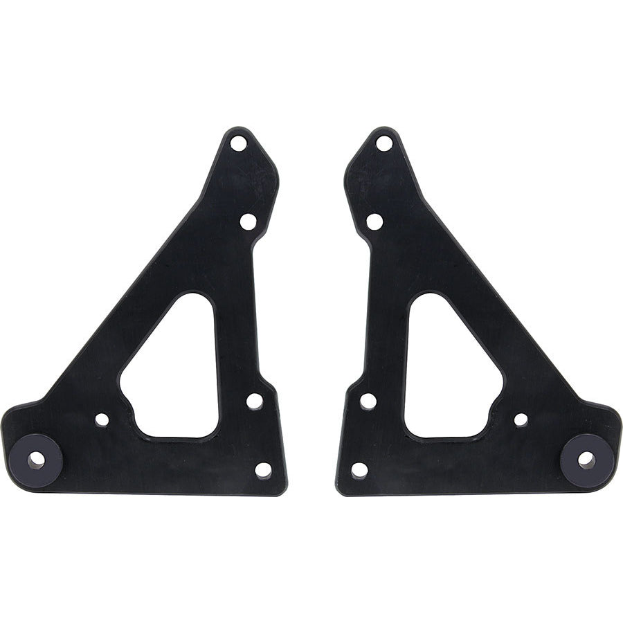 Allstar Performance Sprint Motor Plate 2-Piece With Bushings - Black