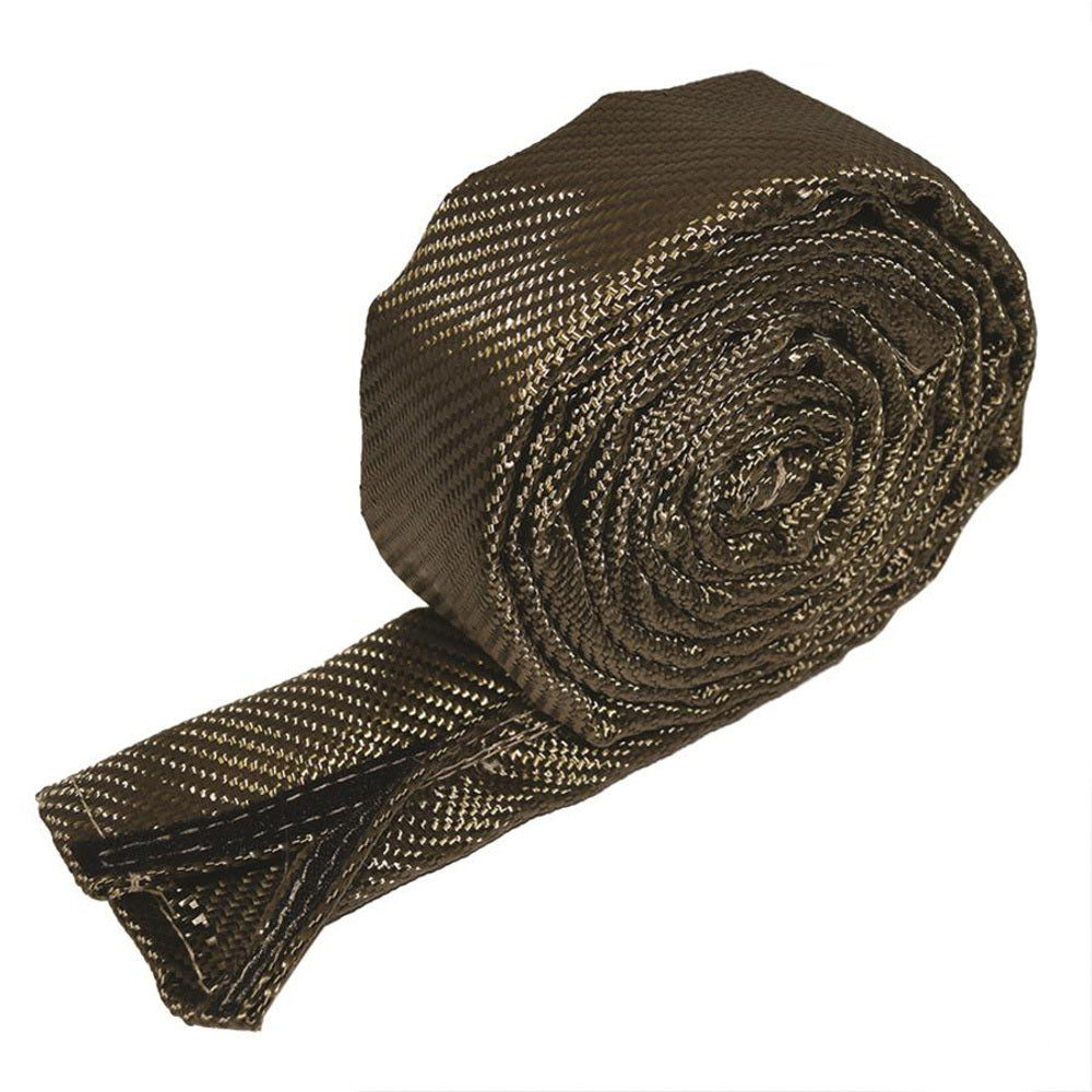 Heatshield Products Lava Tube Shield - 1-1/2" ID - 3 Ft. - Hook and Loop Closure - Basalt