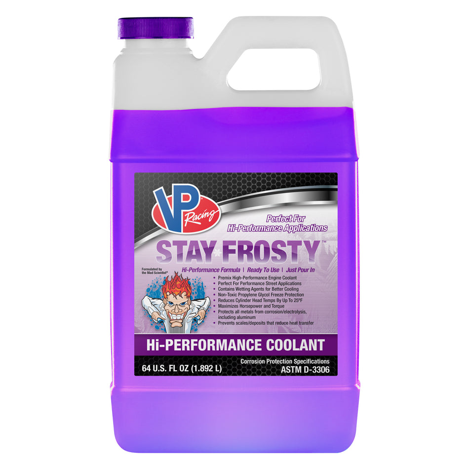 VP Racing Stay Frosty Hi-Performance Antifreeze / Coolant - Pre-Mixed - 1/2 Gallon Jug 2087