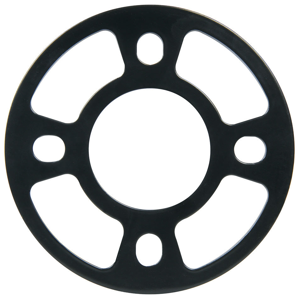 Allstar Performance Wheel Spacer - 4.25/4.50" Bolt Pattern - 1/4" Thick - Steel - Black Paint