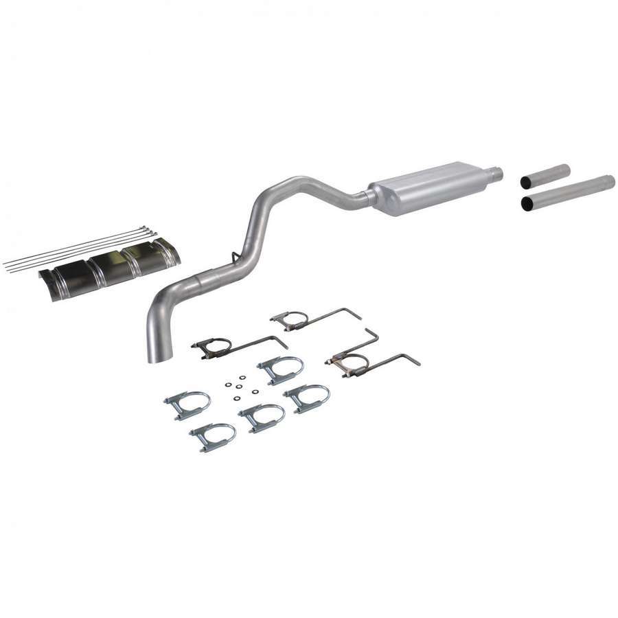 Flowmaster Force II Single Exhaust System - 1994-97 Ford F-250/F-350 5.8L/7.5L w/ 3" Cat