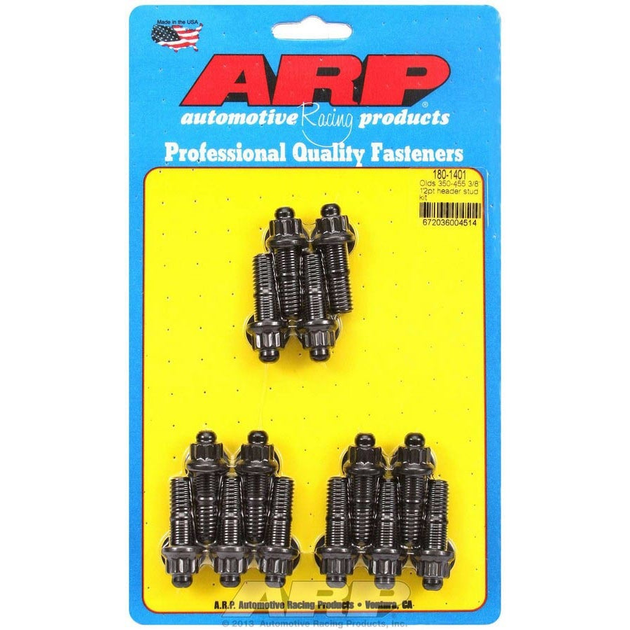 ARP Header Stud 3/8" Diameter 1.670" Long 12 Point Nuts - Chromoly