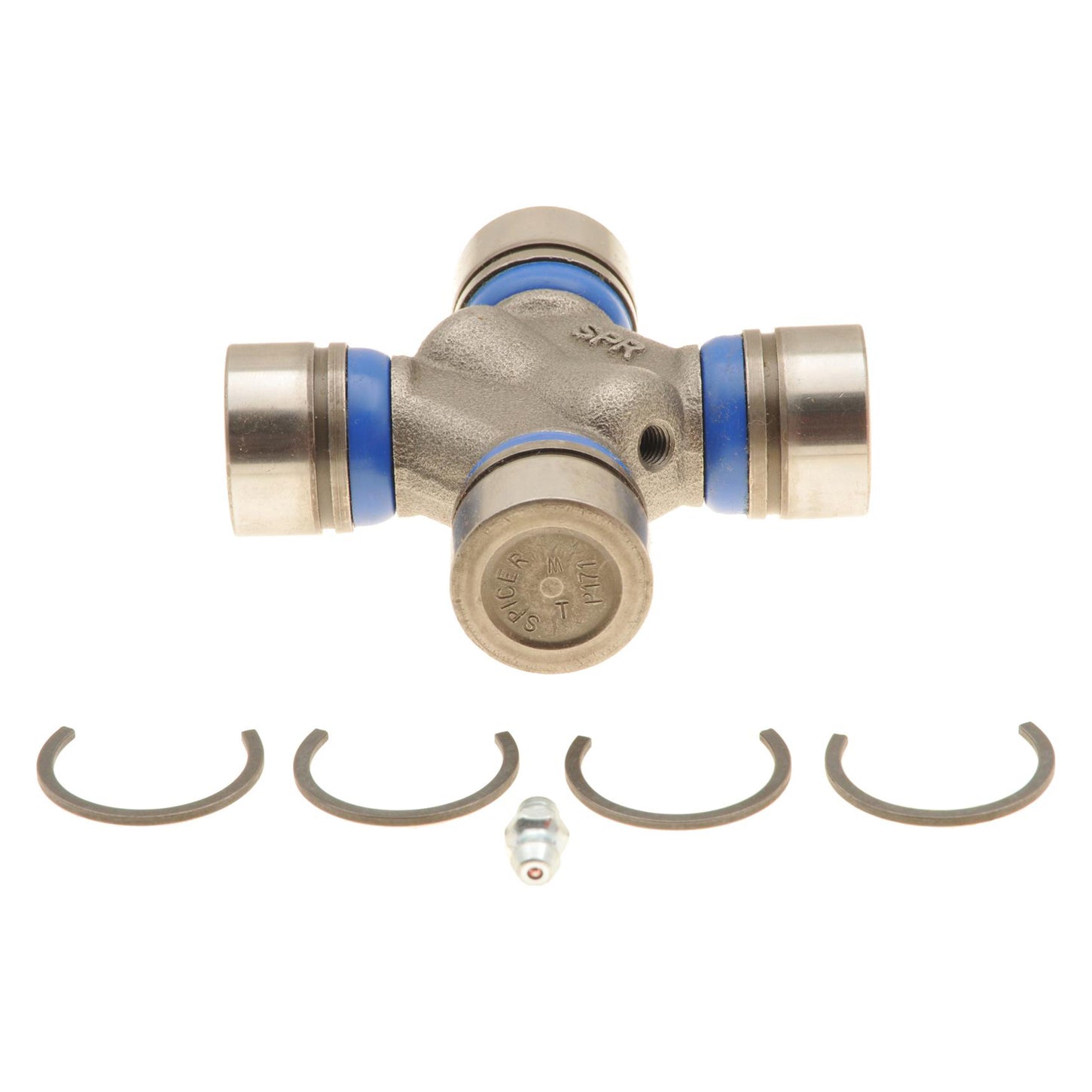 Dana - Spicer Universal Joint - 1.125" Bearing Caps - Clips Included - Greasable