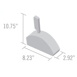 B&M Magnum Grip Stealth Pro Stick Shifter Automatic Floor Mount Forward/Reverse Pattern - 5 ft Cable