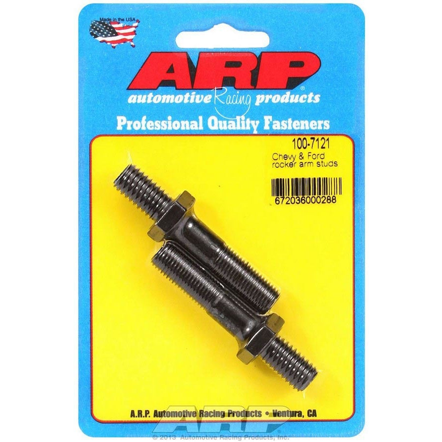 ARP High Performance Series Rocker Arm Stud - SB Chevy, SB Ford w/ Roller Rockers and Stud Girdles - (2 Pack)