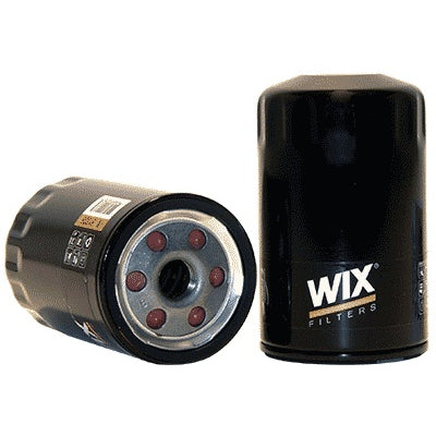 Wix Canister Oil Filter - Screw-On - 4.828 in Tall - 18 mm x 1.5 Thread - 21 Micron - Black - GM 1980-2005