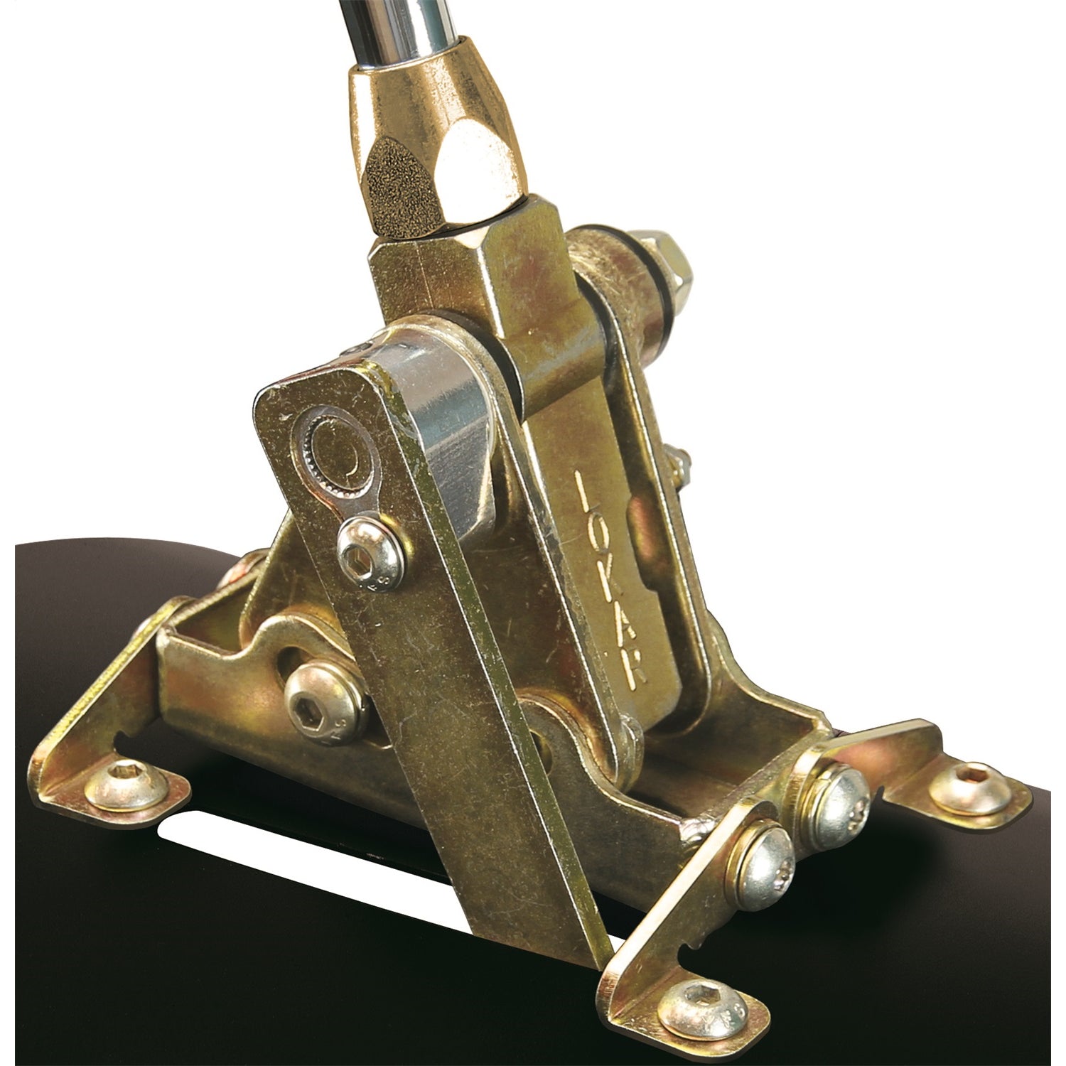 Lokar Automatic Shifter - Floor Mount - 12" Stick - Mushroom Knob - TH350