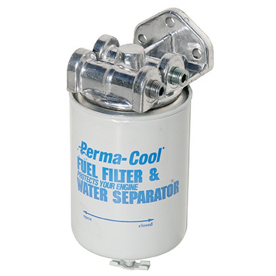 Perma-Cool HP Fuel Filter & Head 1/4" NPT Ports L/R