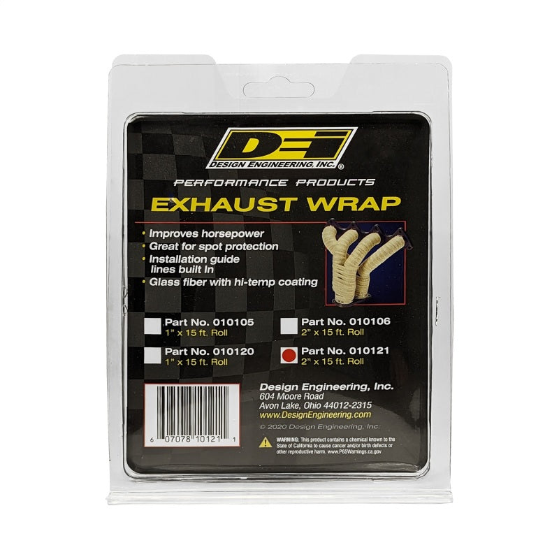 DEI Exhaust - Header Wrap 2"x 15 Ft. - Black