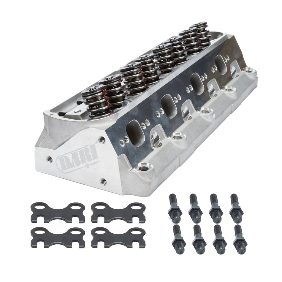 Dart SHP Aluminum Cylinder Head - 2.050 in/1.600 in Valve - 205 cc Intake - 58 cc Chamber - 1.437 in Springs - Angle Plug - Small Block Ford