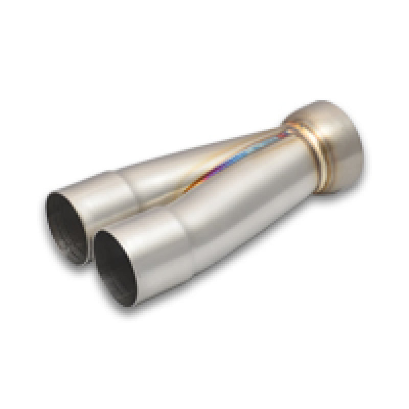 Vibrant Performance Slip-On 2 into 1 Merge Collector - 2-1/4 in Primary Tubes - 2-1/2 in Outlet - Stainless