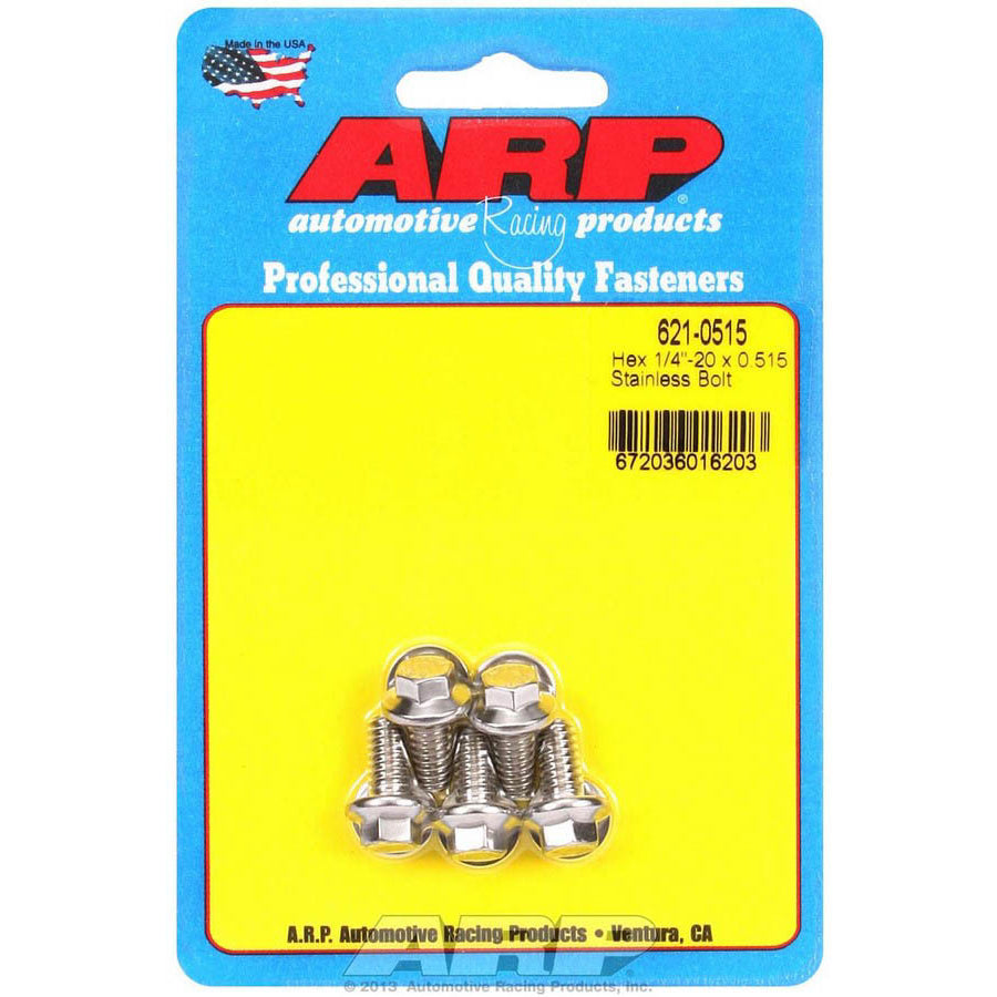 ARP Stainless Steel Bolt Kit - 6 Point (5) 1/4-20 x .515