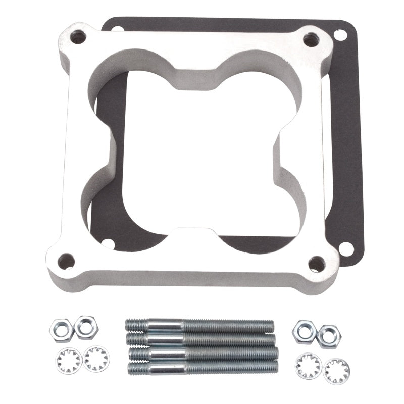 Edelbrock -4 Barrel Carburetor Spacer - Open Cloverleaf
