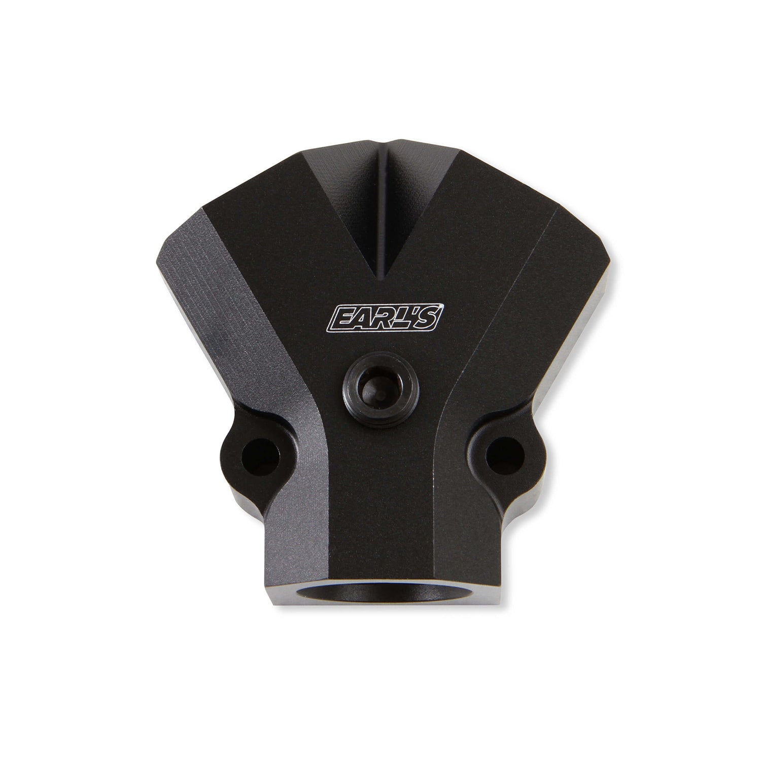 Earl's Fuel Y-Block 1/2" NPT Inlet-Dual 3/8" NPT Out