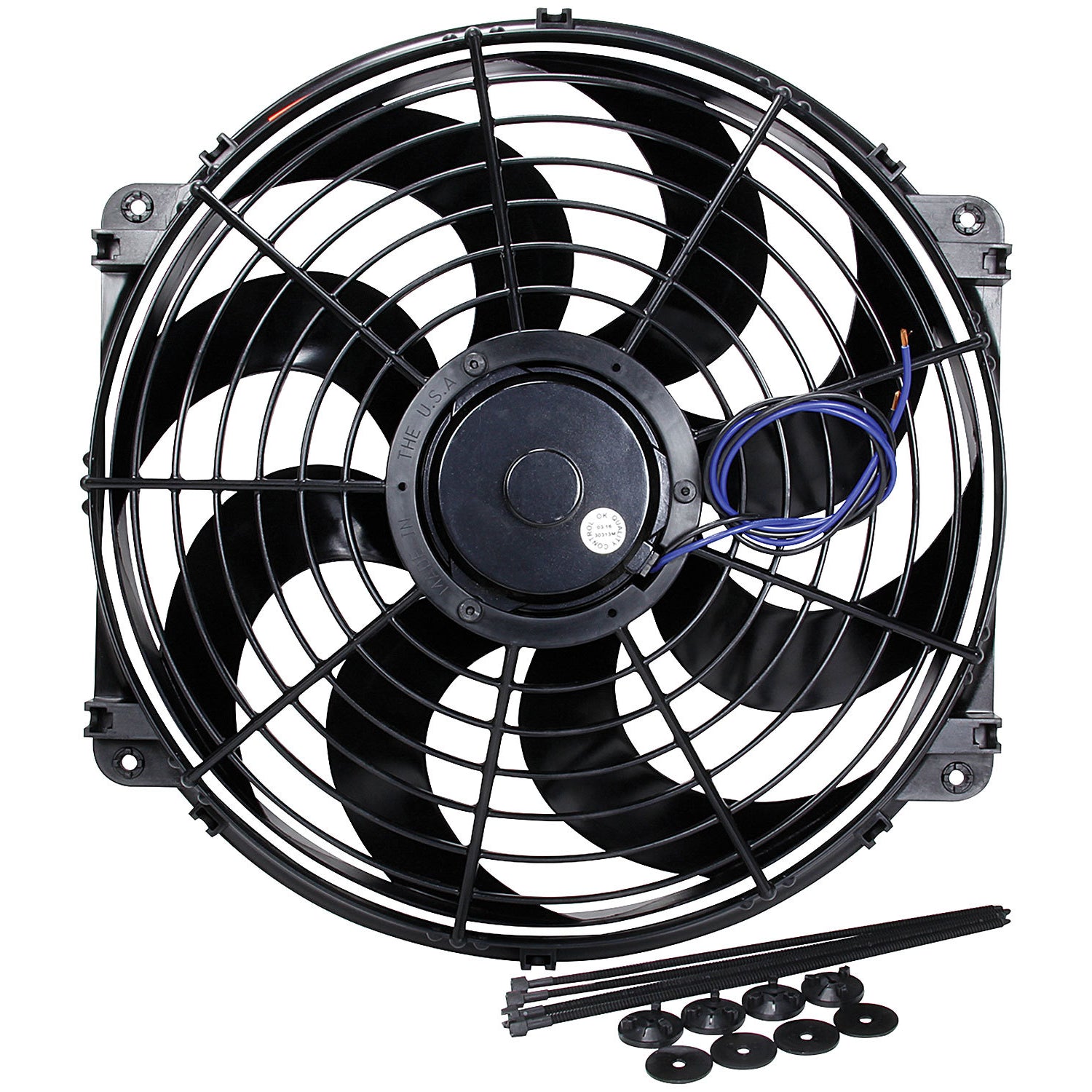 Allstar Performance Reversible Electric Fan - 16" Curved Blade - 2350 CFM