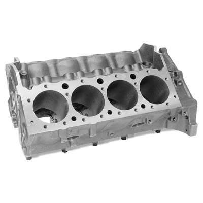 Dart Iron Eagle Engine Block - Bare Block - 4.125 in Bore - 9.325 Deck - 400 Main - 4-Bolt Main - 2-Piece Seal - Raised Camshaft Bore - Small Block Chevy 31122222