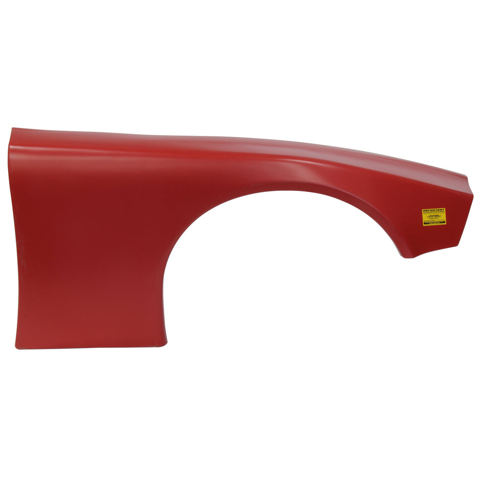 Five Star 2019 Late Model Molded Fender - Molded Plastic - Red - Right