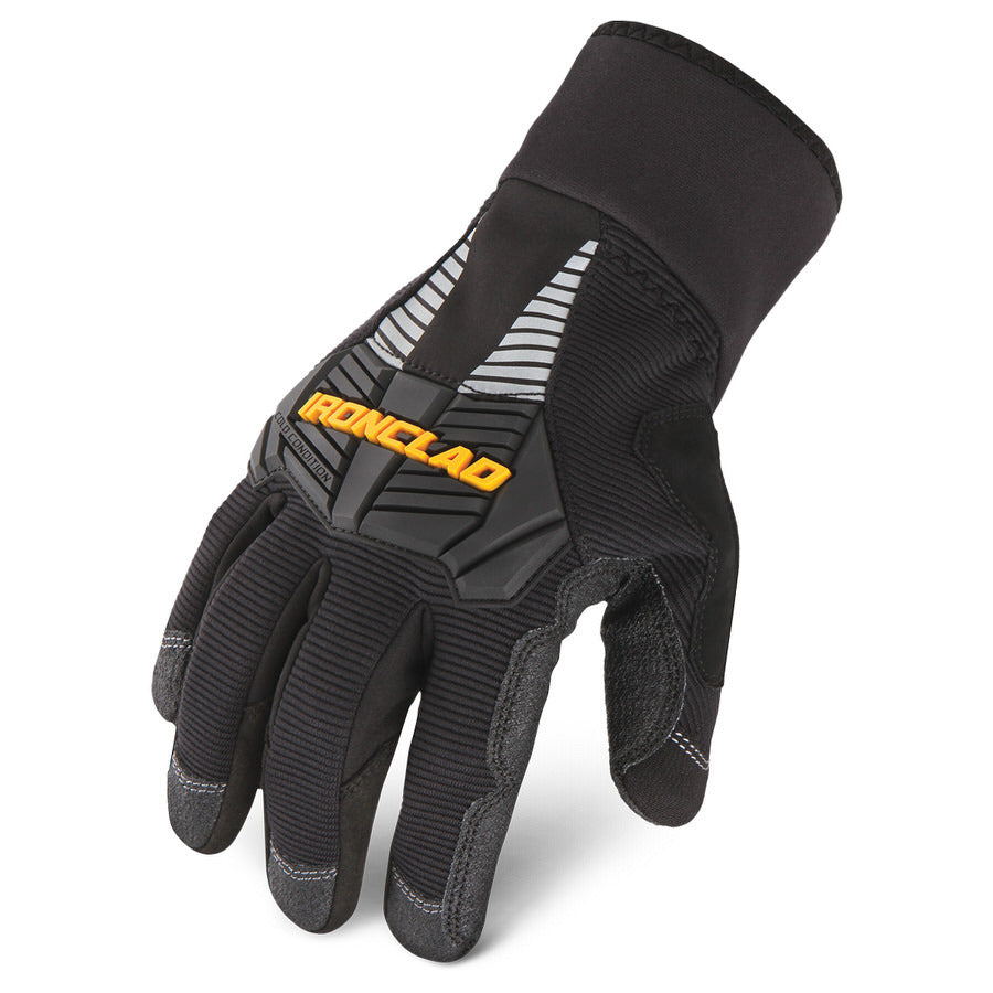 Ironclad Shop Gloves Cold Condition Tundra Insulated/Reinforced Fingertips and Palm Nylon Closure - Nylon