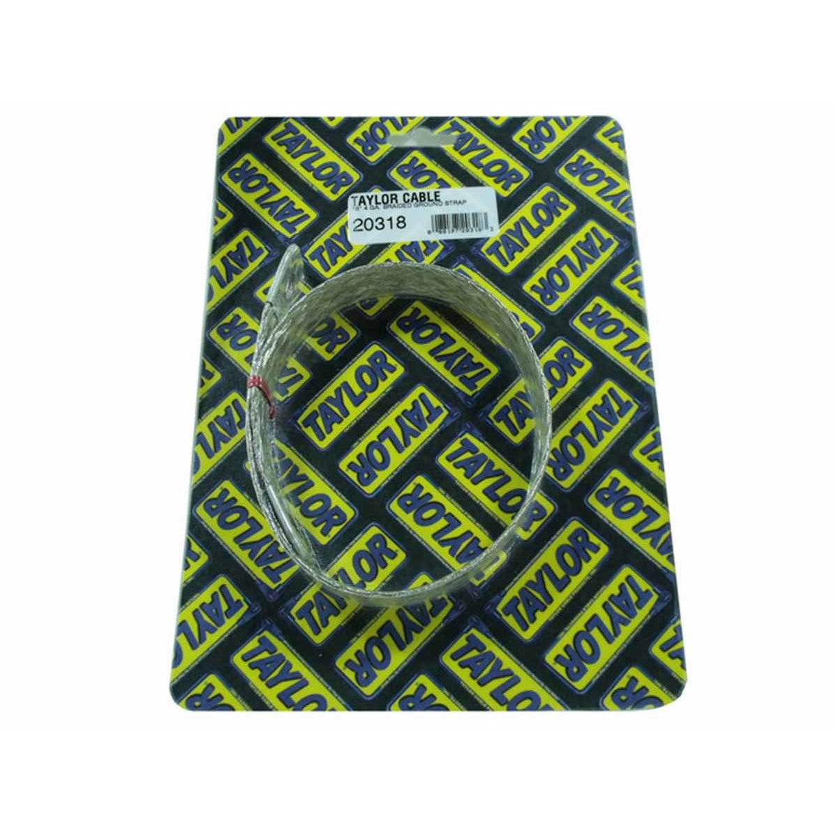 Taylor Ground Strap - 4 Gauge - 18" Long - Eyelet Terminals - Tin Coated Copper