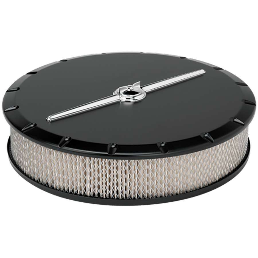 Billet Specialties 14" Air Cleaner Strmlne Black