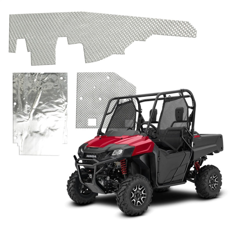 Design Engineering Floor Heat Shield - 3/16" Thick - Aluminized Fiberglass - Pioneer 700 1214-20