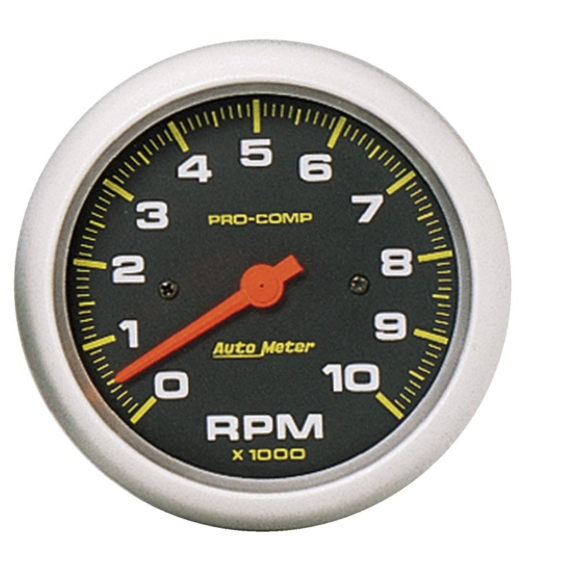 Auto Meter 10,000 RPM Pro-Comp 3-3/8" In-Dash Tachometer