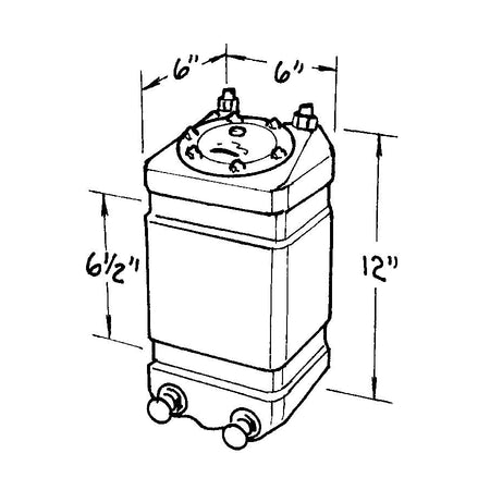 Jaz 1 Gallon Pro Drag Fuel Cell