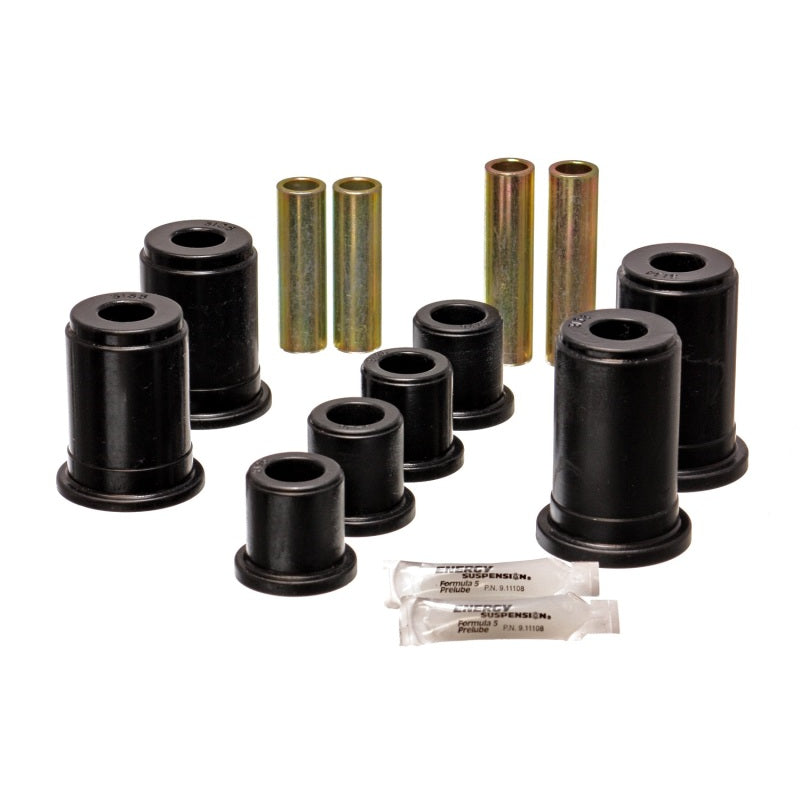 Energy Suspension Hyper-Flex Control Arm Bushing - Front - Lower/Upper - Polyurethane - Black