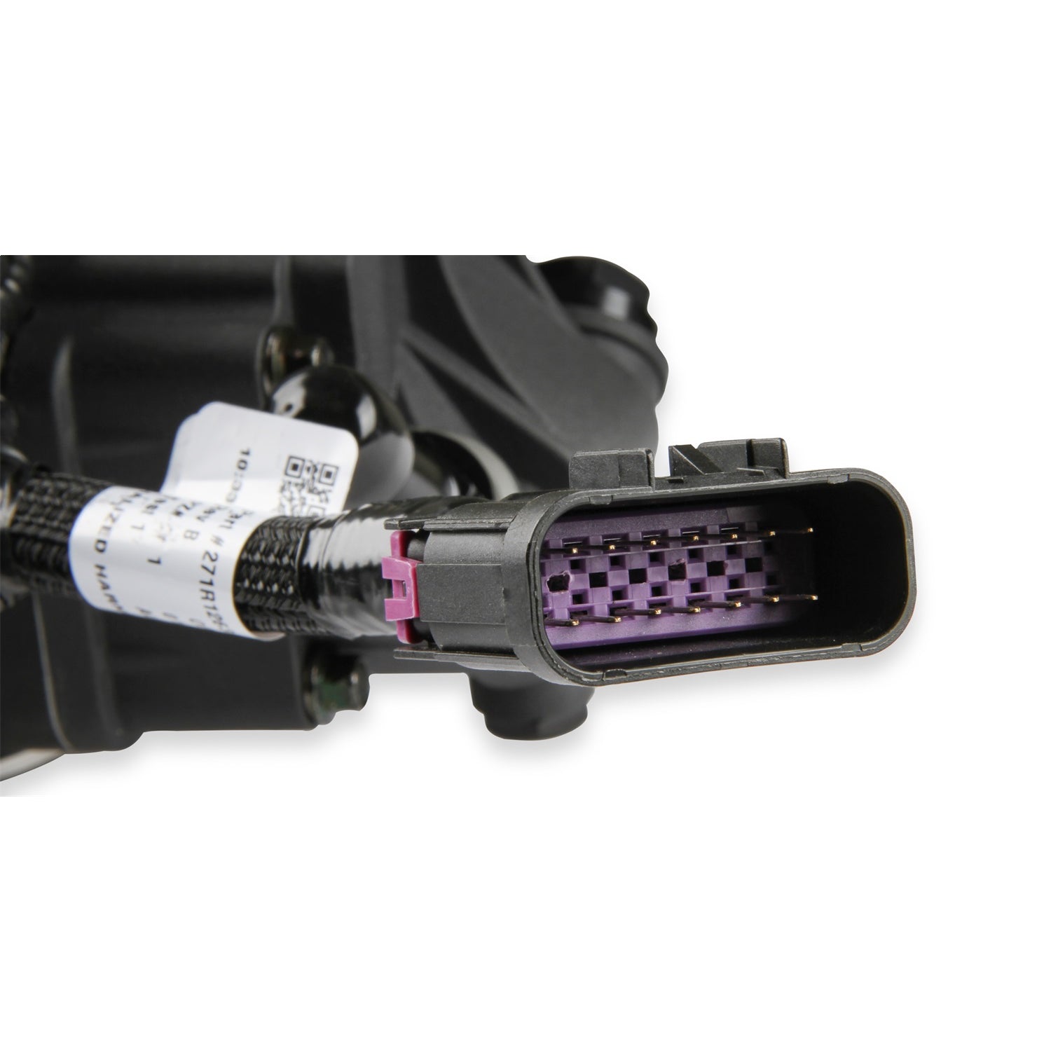 Holley EFI Terminator X Stealth Throttle Body Fuel Injection - Square Bore - Black - GM LS-Series