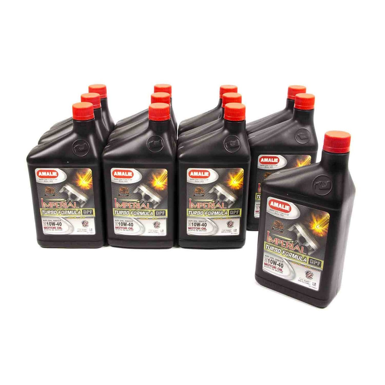 Amalie Imperial Turbo Formula Motor Oil - 10W-40 - 1 Qt. Bottle (Case of 12)