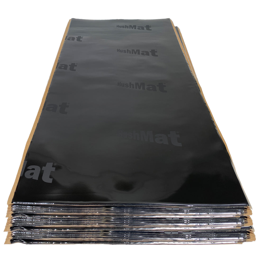 Hushmat Ultra Bulk Kit Heat and Sound Barrier 12 x 23" Sheet 1/8" Thick Rubber - Black