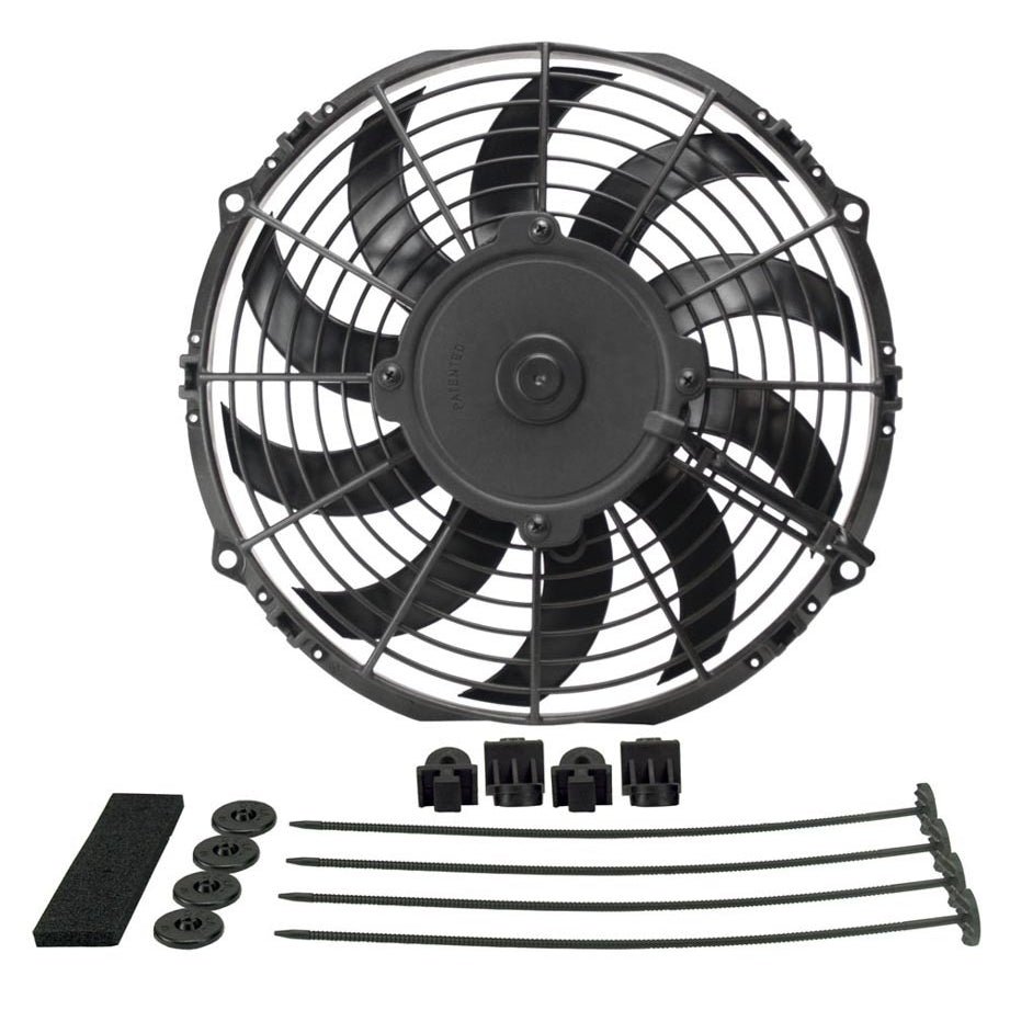 Derale 10" High Output Curved Blade Electric Puller Fan