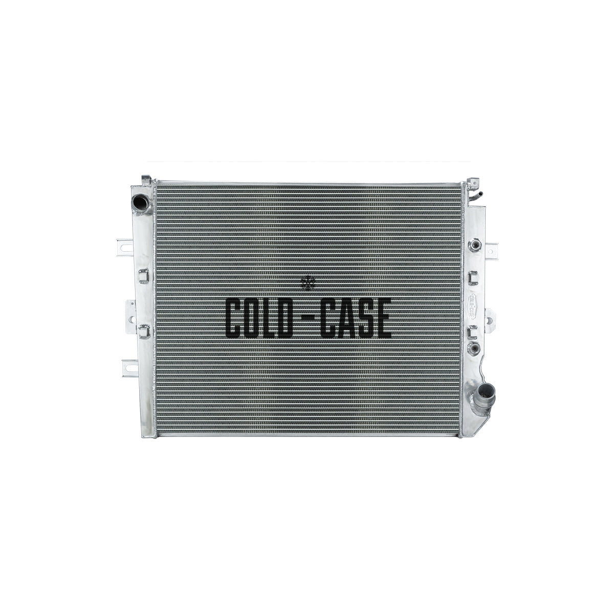 Cold-Case Polished Aluminum Radiator - 41 in W x 28.500 in H x 2.750 in D