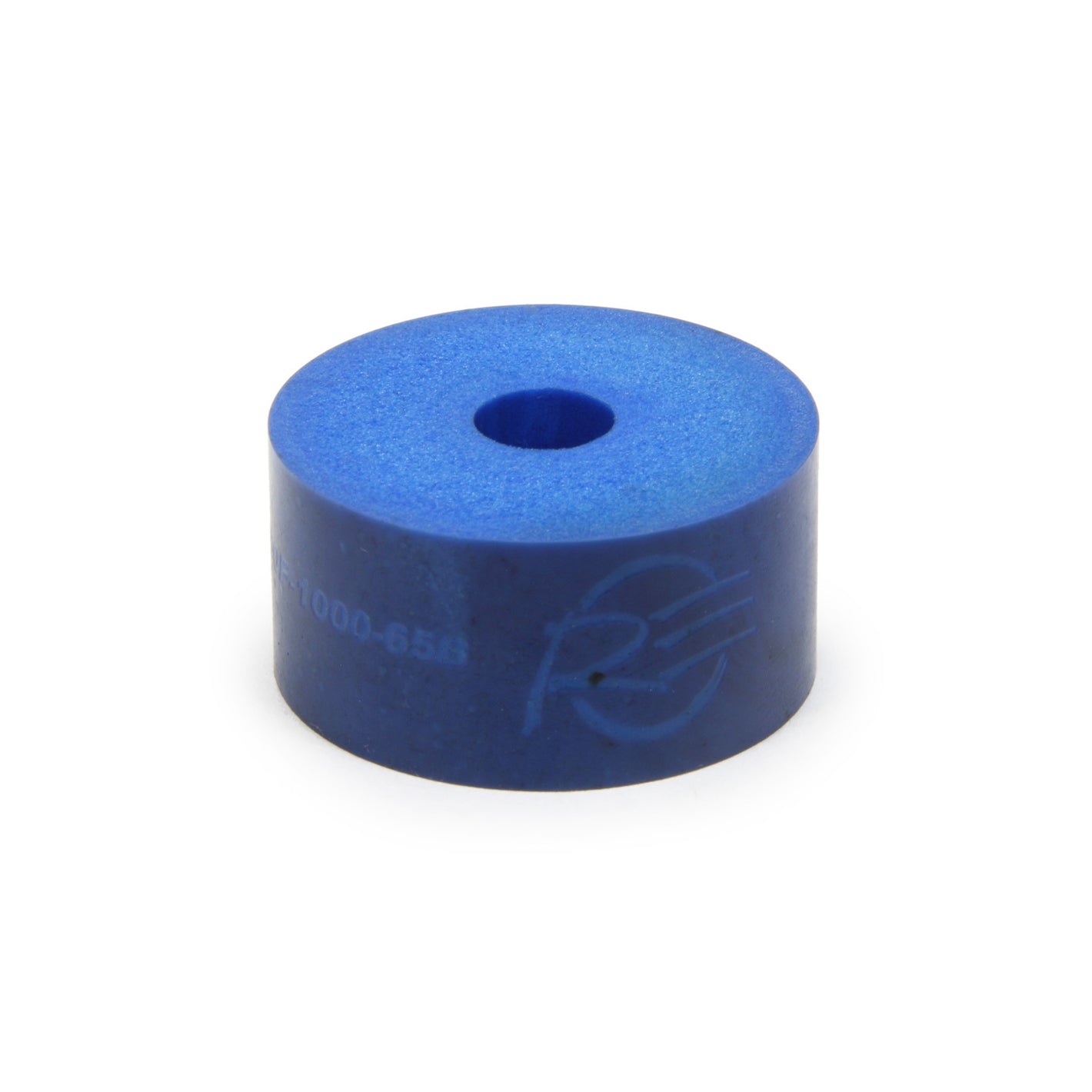 RE Suspension 5150 Bump Stop Puck - 2" OD - 1/2" ID - 1" Tall - 65 Durometer - Foam - Blue