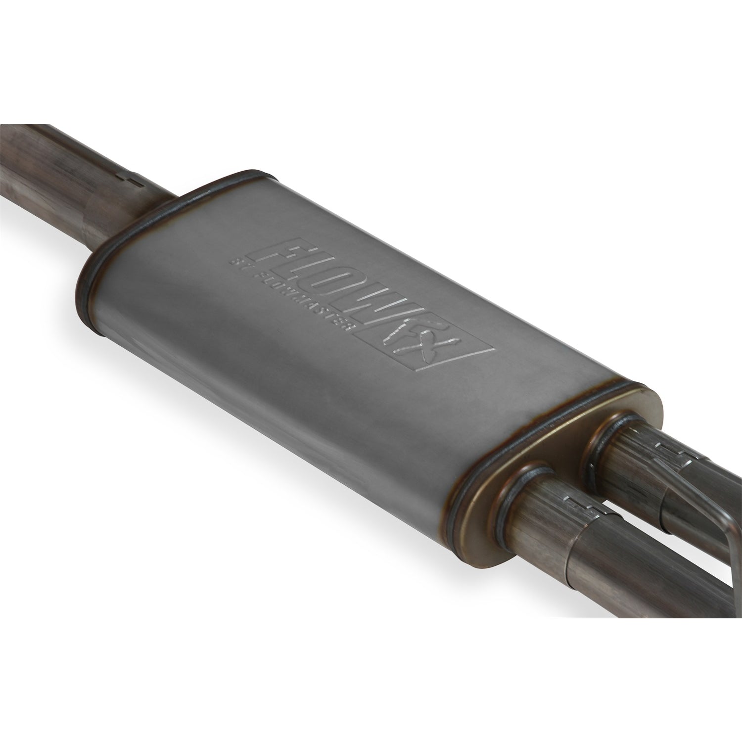 Flowmaster FlowFx Exhaust System - Cat-Back - 2-1/2" Diameter - Dual Side Exit - 4-1/2" Black Ceramic Tip - Stainless