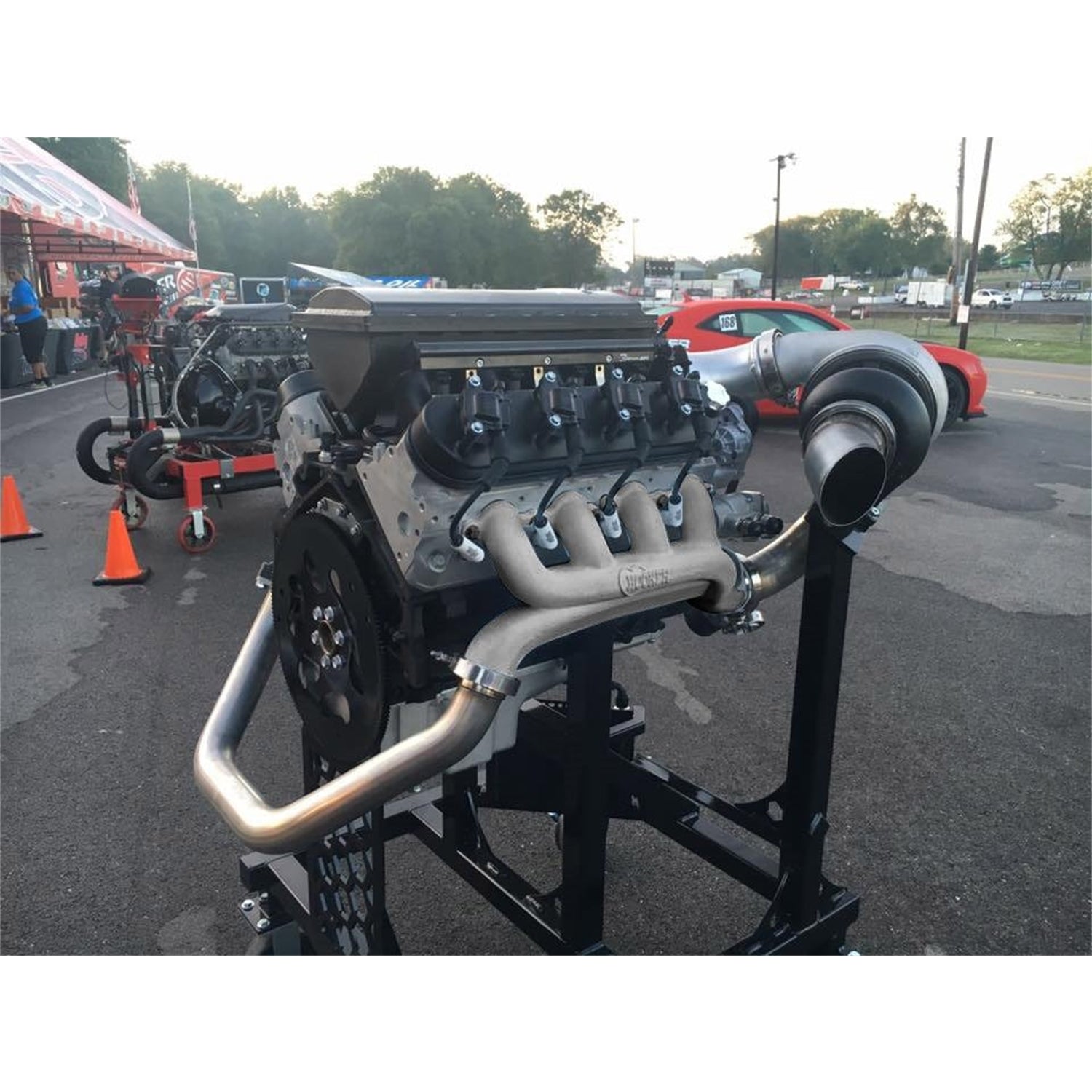 Hooker BlackHeart Exhaust Manifolds Set LS Turbo