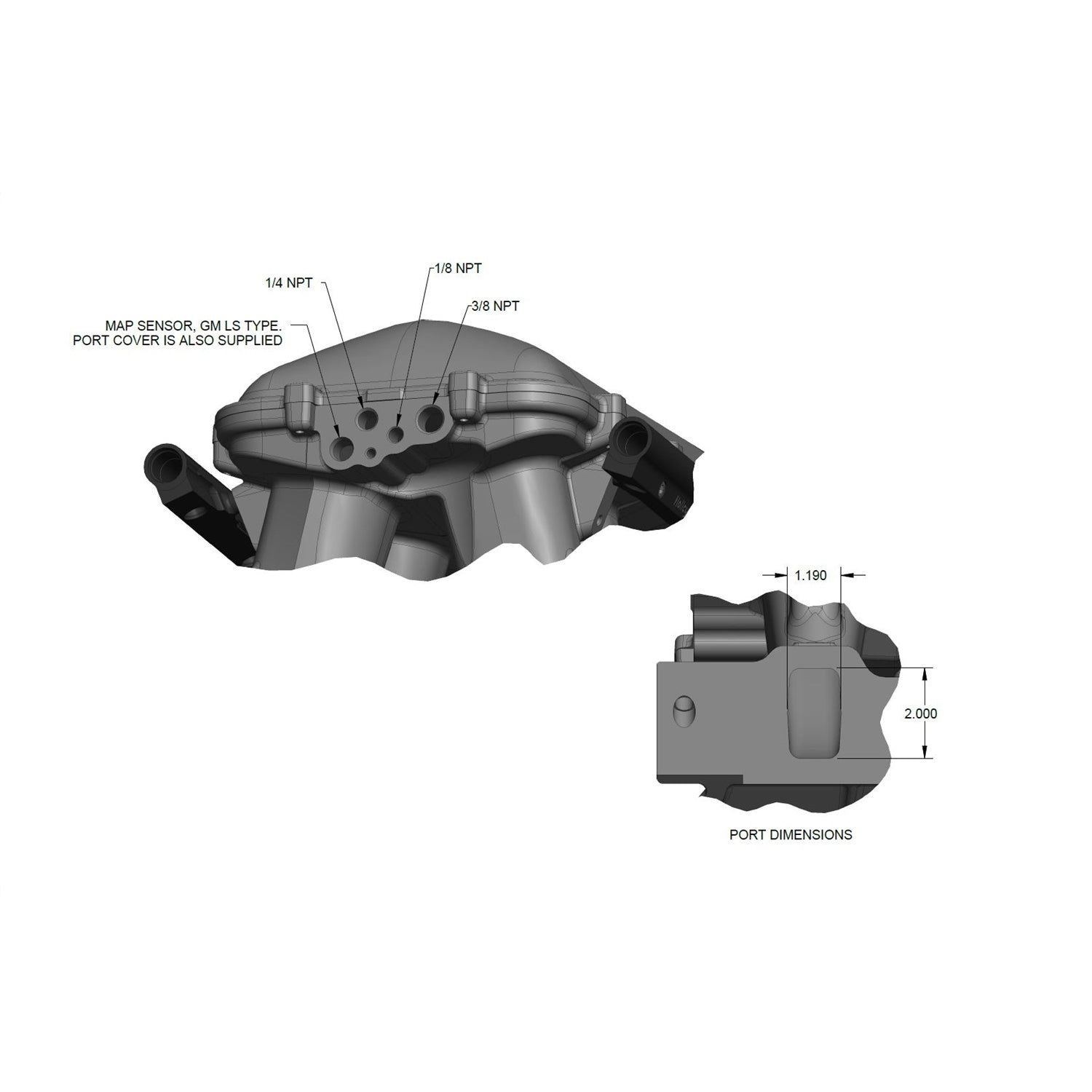 Holley Hi-Ram EFI Intake Manifold - 105 mm Throttle Body Flange