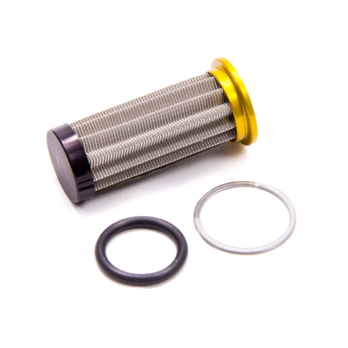 Peterson 700 Series Stainless Steel Element - 60 Micron - Gold/Black End Caps
