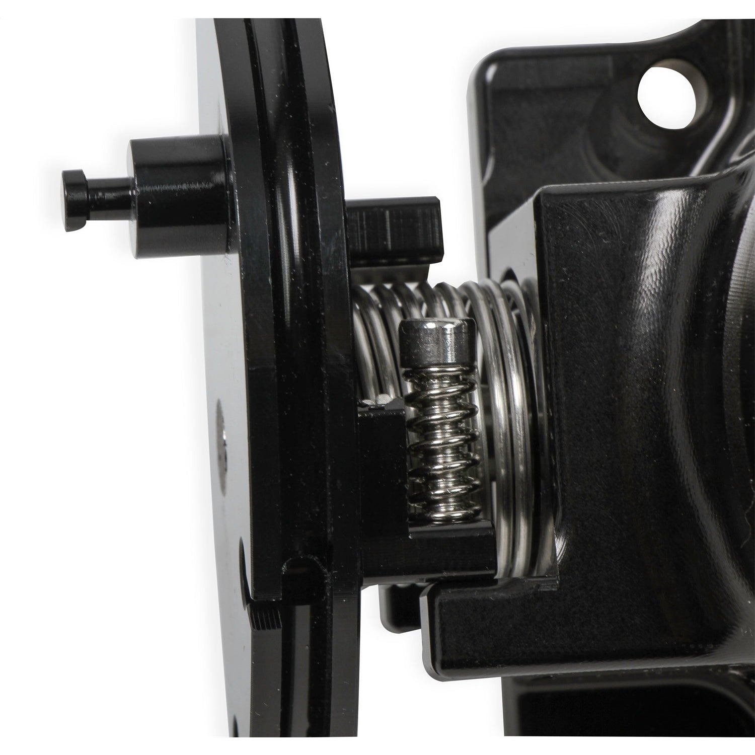 Holley Sniper EFI Throttle Body - 90 mm Single Blade - Sniper EFI Logo - Billet - Black Anodized - Ford Coyote
