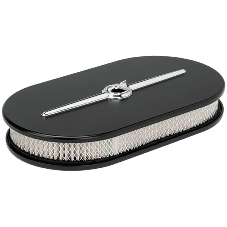 Billet Specialties Oval Air Cleaner Large Streamline Black