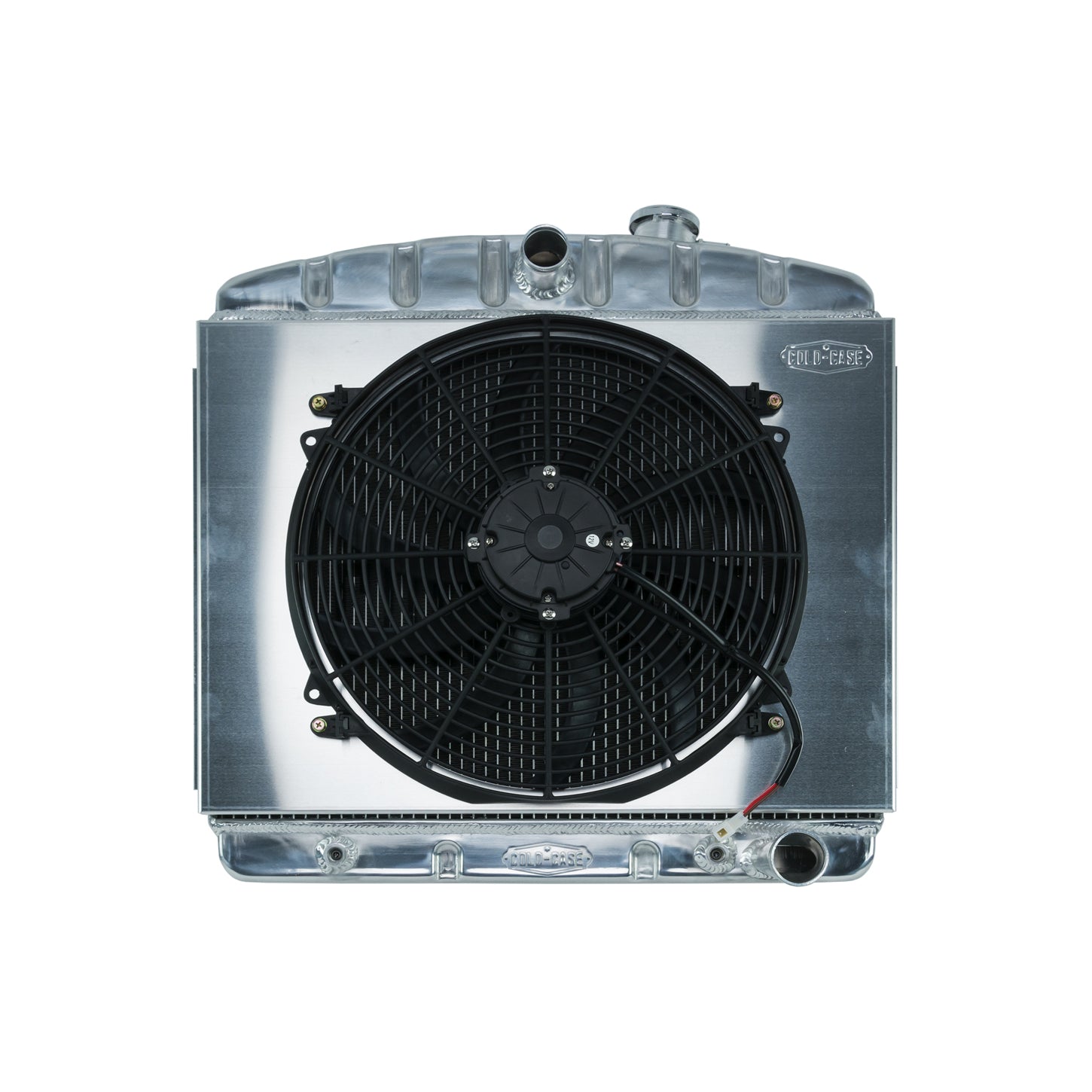 Cold-Case Aluminum Radiator and Fan - 23.5" W x 23.5" H x 3" D