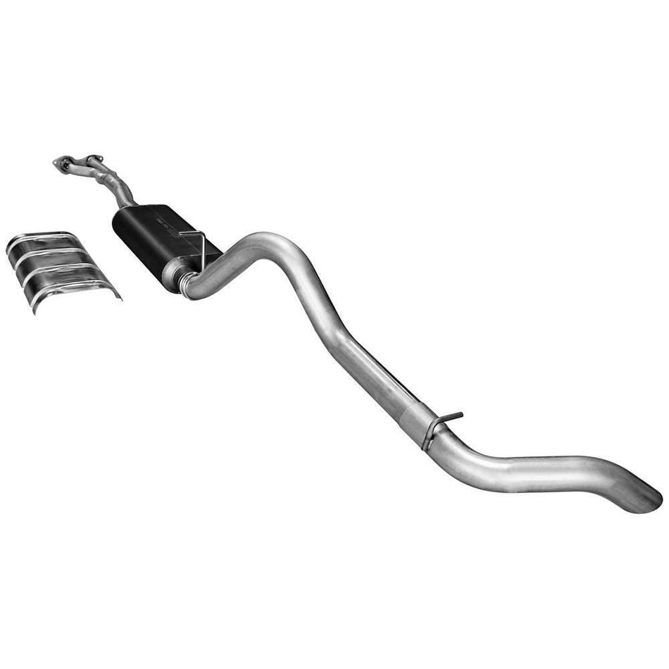 Flowmaster American Thunder Cat-Back Exhaust System - 3 in Diameter - Single Side Exit - GM Fullsize Truck 1996-99