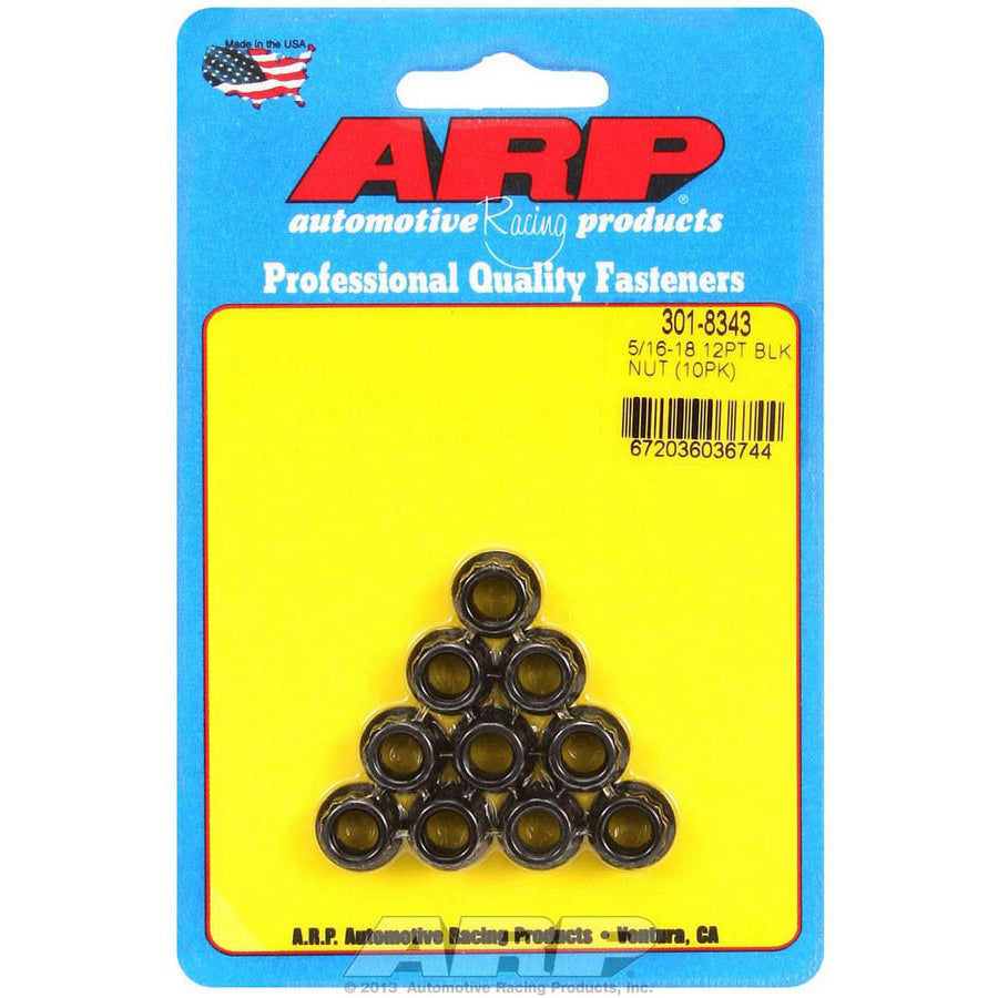 ARP 5/16-18 12 Point Nuts (10)