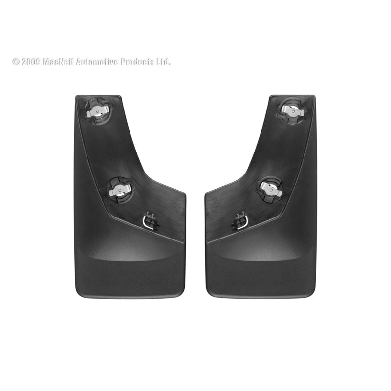 WeatherTech MudFlaps - Rear - Black - GM Fullsize Truck 2007-13