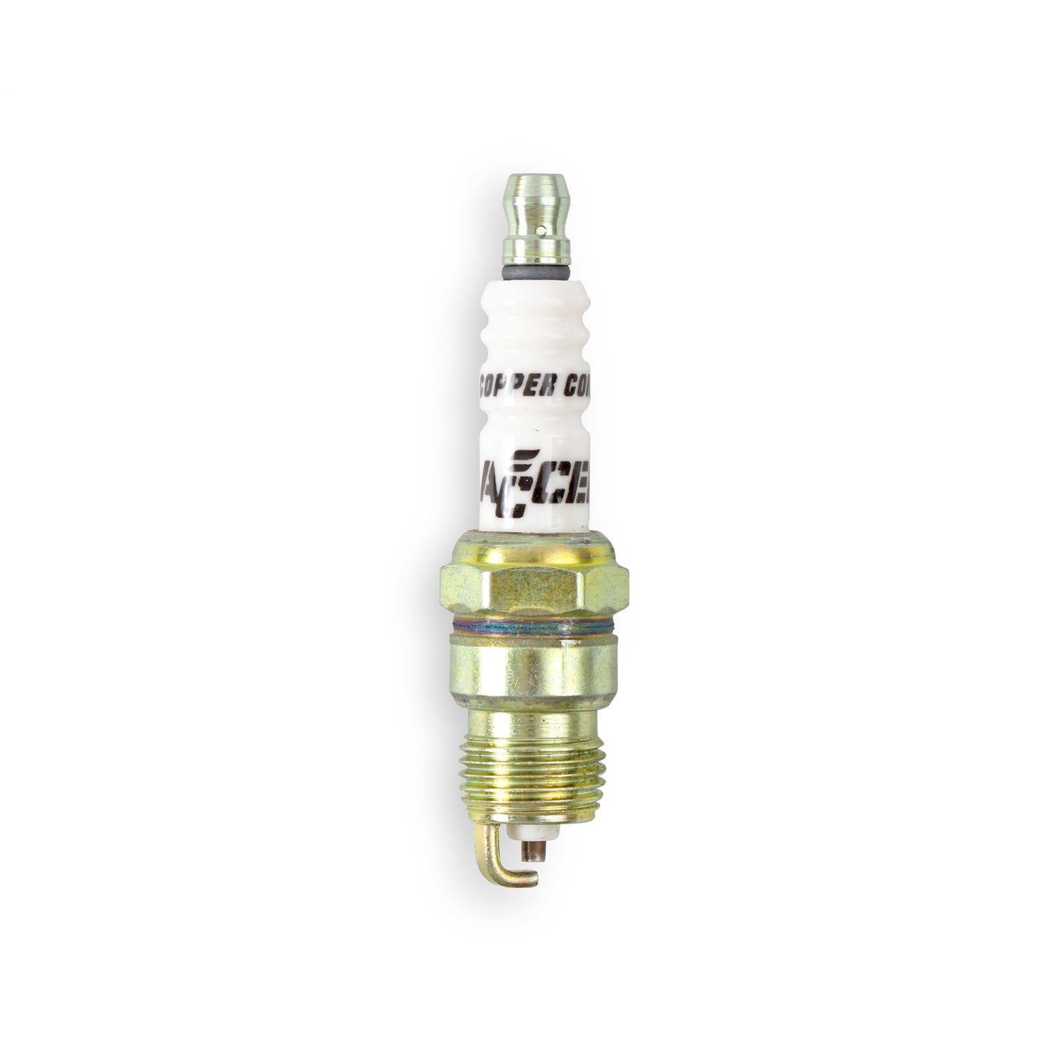 ACCEL Shorty Spark Plug - 14 mm Thread - 0.460 in R - Tapered Seat - Resistor - Set of 8 8199