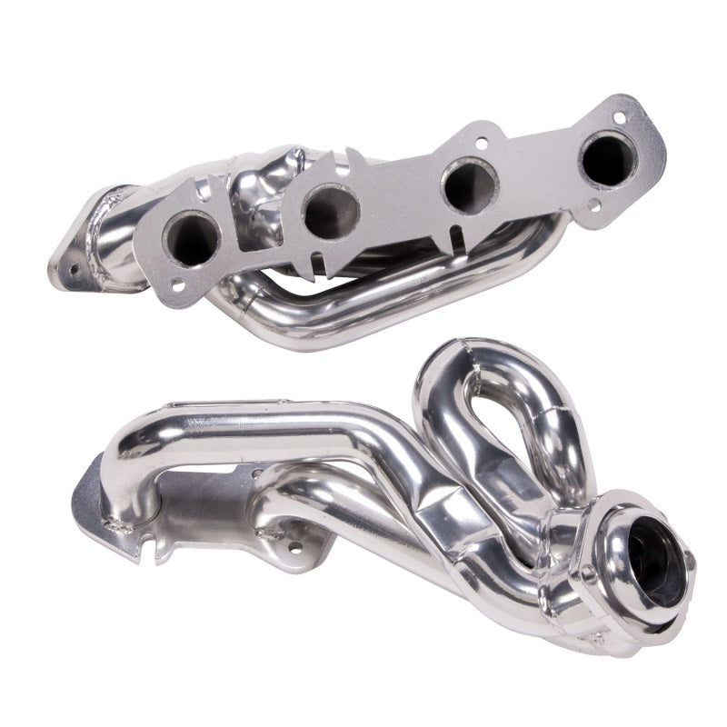 BBK Performance Tuned Length Shorty Headers - 1.75 in Primary - Stock Collector Flange - Metallic Ceramic - Ford Modular - Ford Mustang 1996-2004 - Pair