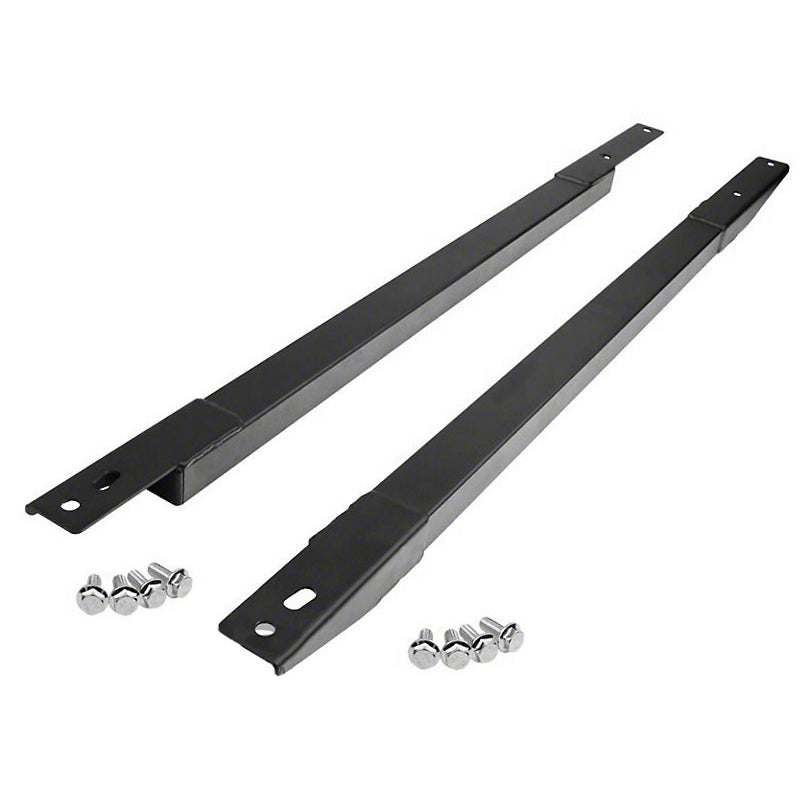 Steeda Ultra Lite Jacking Rails Steel Black Powder Coat Ford Mustang 2015-16 - Pair