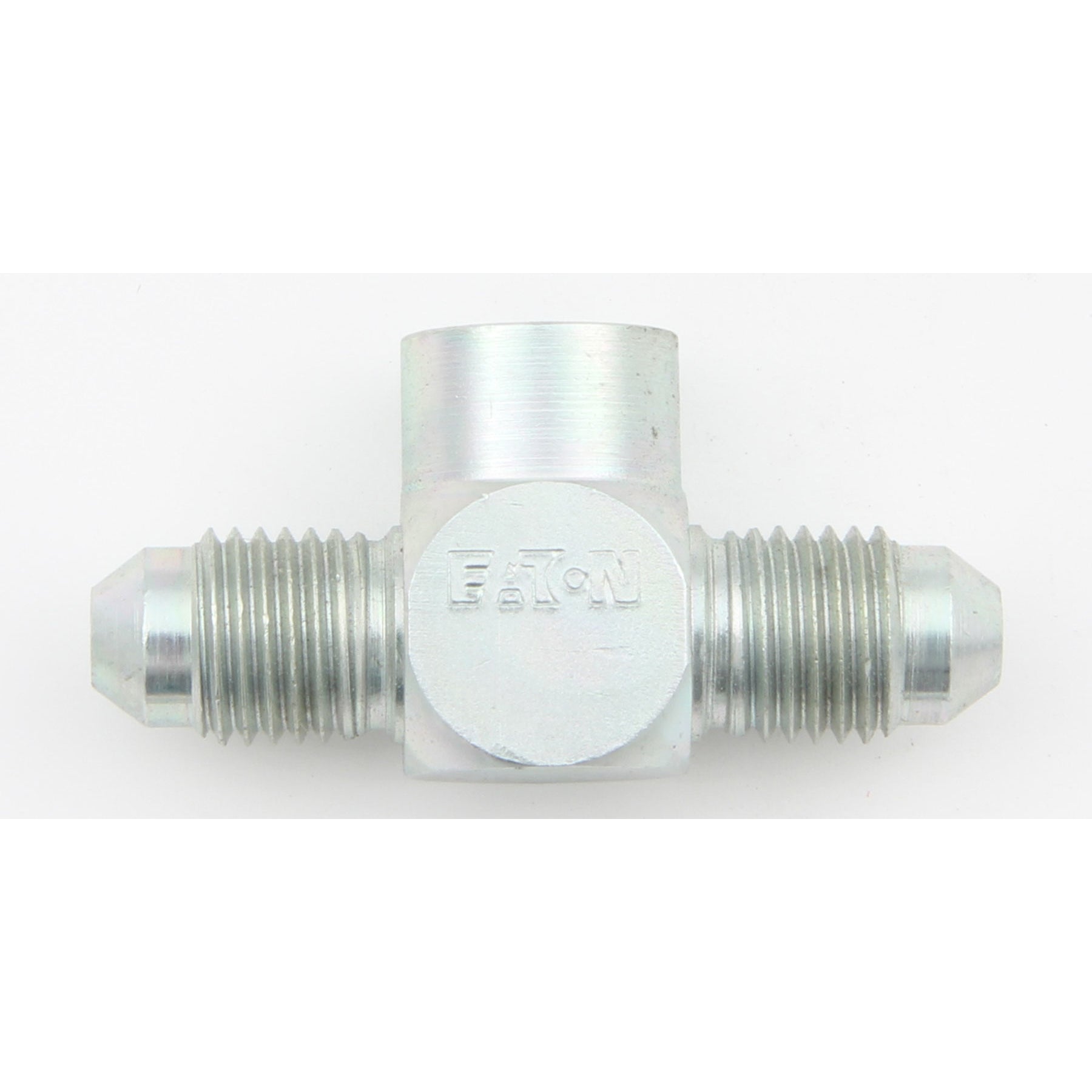 Aeroquip Steel -04 Male AN to 3/8"-24 Female Inverted AN Tee Brake Adapter