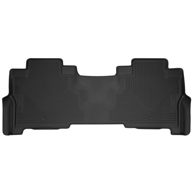 Husky Liners X-Act Contour Floor Liner - 2nd Row - Plastic - Black - Ford Fullsize SUV 2018-19 (Pair)